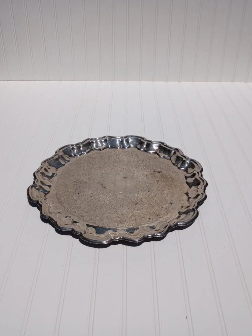 Vintage Silverplate Serving Tray Platter 16